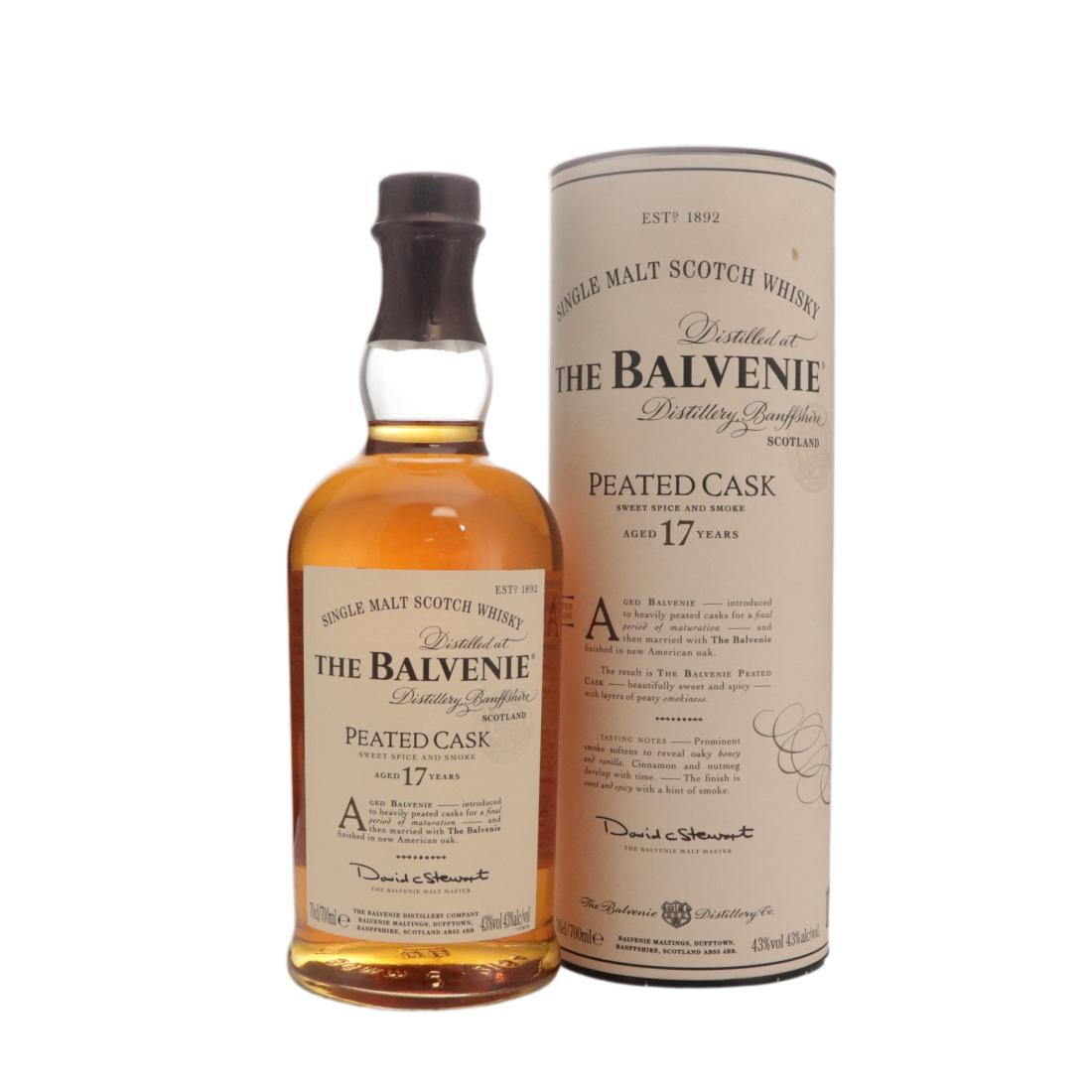 Balvenie Peated Cask 17 Year Old N/Acl 43.00% Scotland Whisky