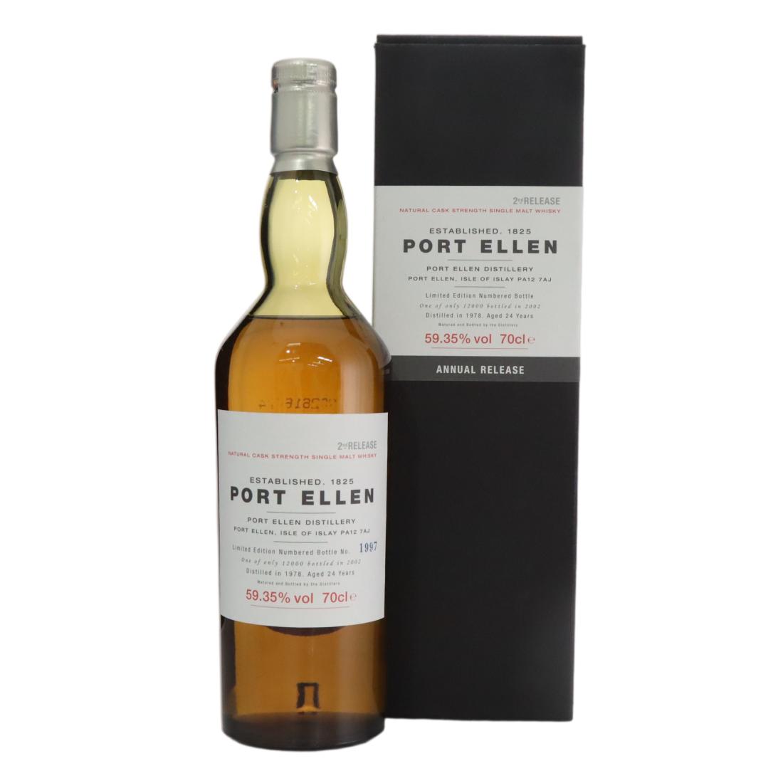 Port Ellen 1978 Natural Cask Strength 24 Year Old – 2nd Release N/Acl 59.35% Scotland Whisky