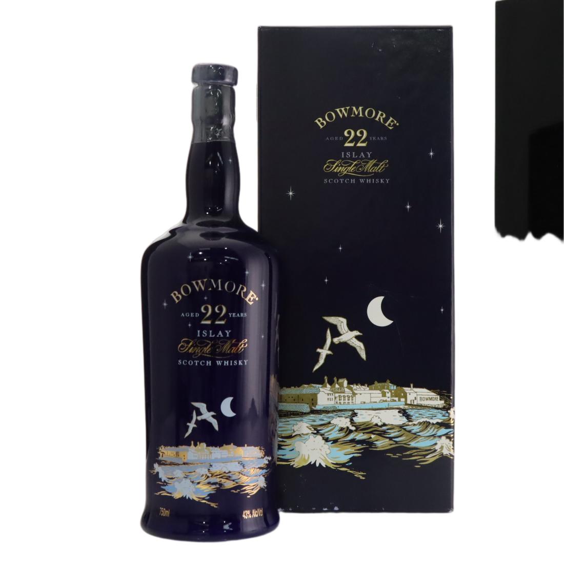 Bowmore 22 Year Old – ‘The Gulls’ Ceramic Decanter N/Acl 43.00% Scotland Whisky 