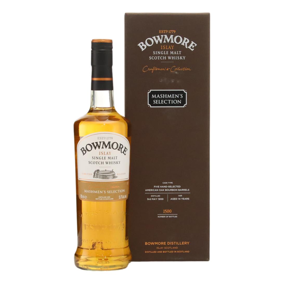 Bowmore 1999 Mashmen’s Selection 14 Year Old N/Acl 55.70% Scotland Whisky 