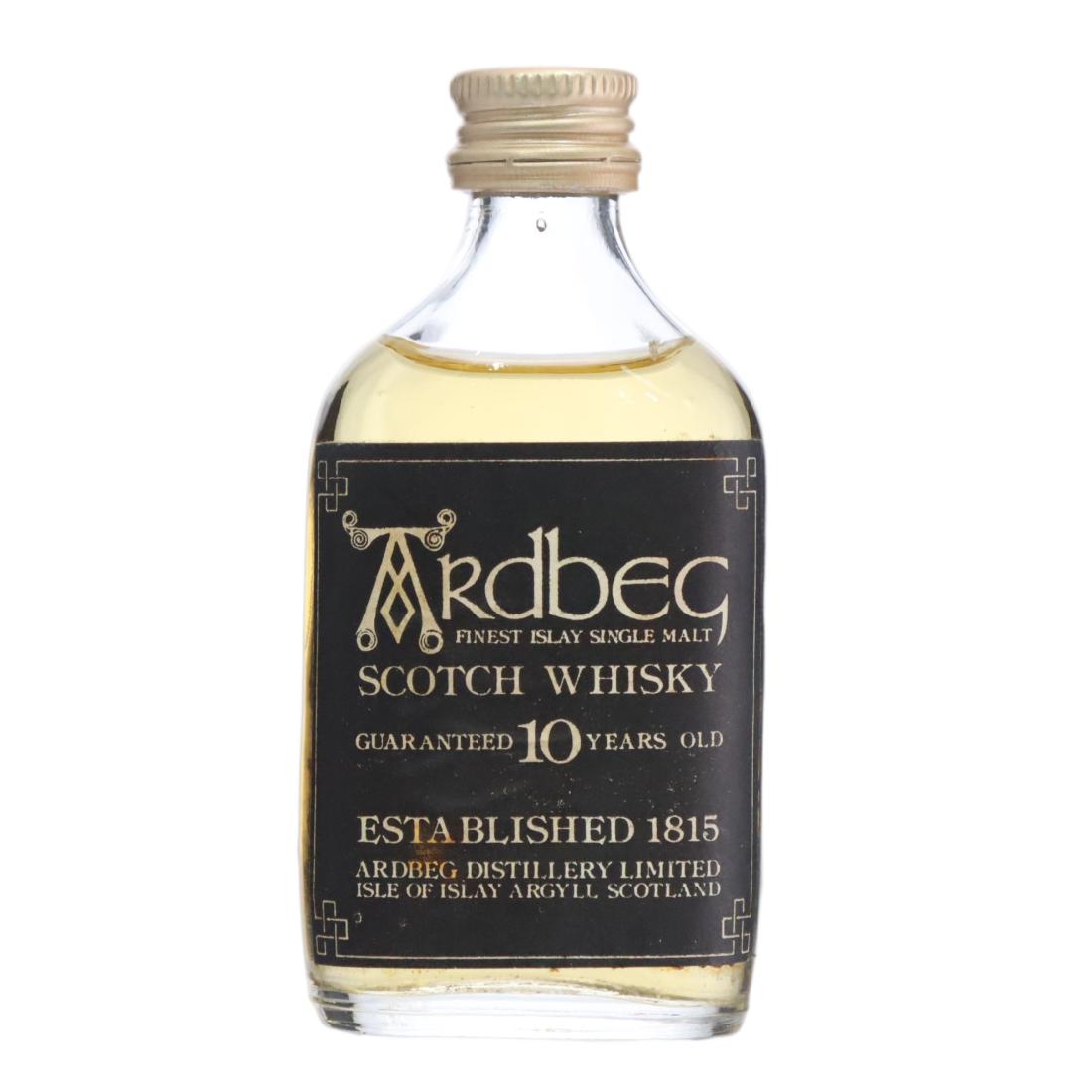 Ardbeg Guaranteed 10 Year Old Miniature N/Acl N/A% Scotland Whisky