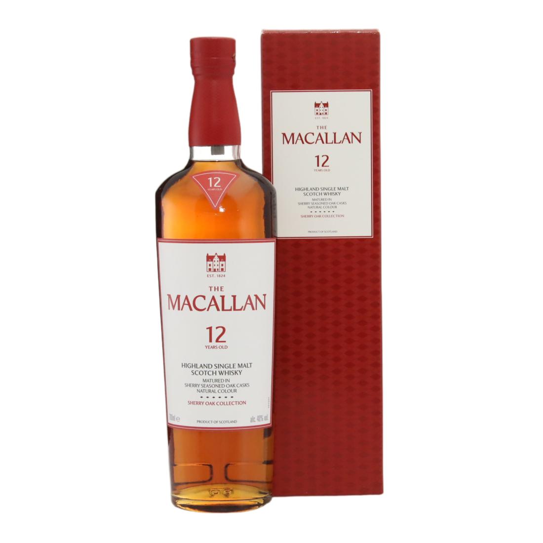 Macallan 12 Year Old Sherry Oak Collection N/Acl 40.00% Scotland Whisky