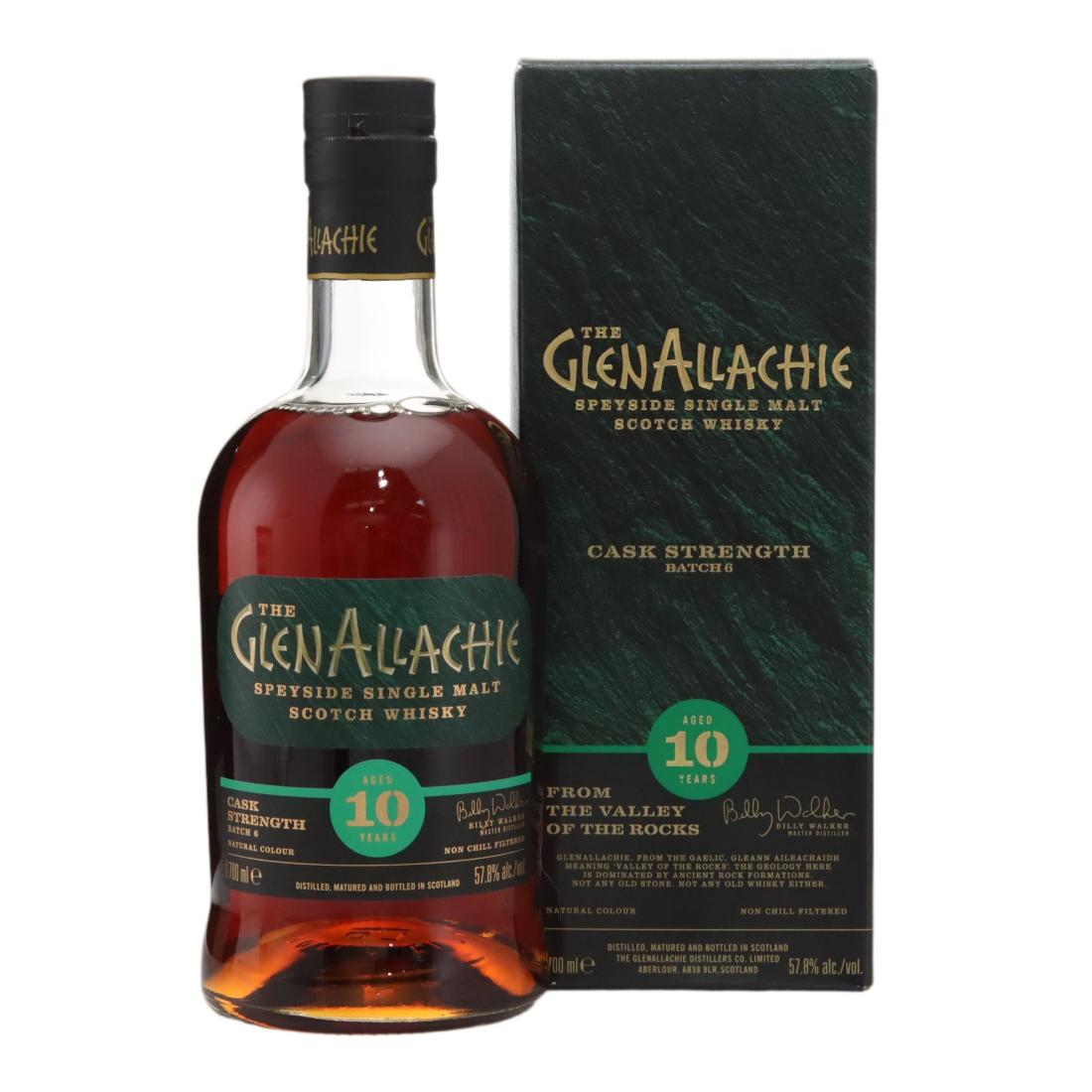 Glenallachie Cask Strength 10 Year Old Batch 6 N/Acl 57.80% Scotland Whisky