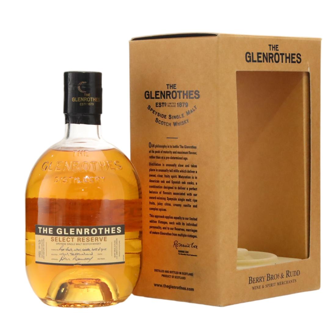 Glenrothes Select Reserve N/Acl 43.00% Scotland Whisky 