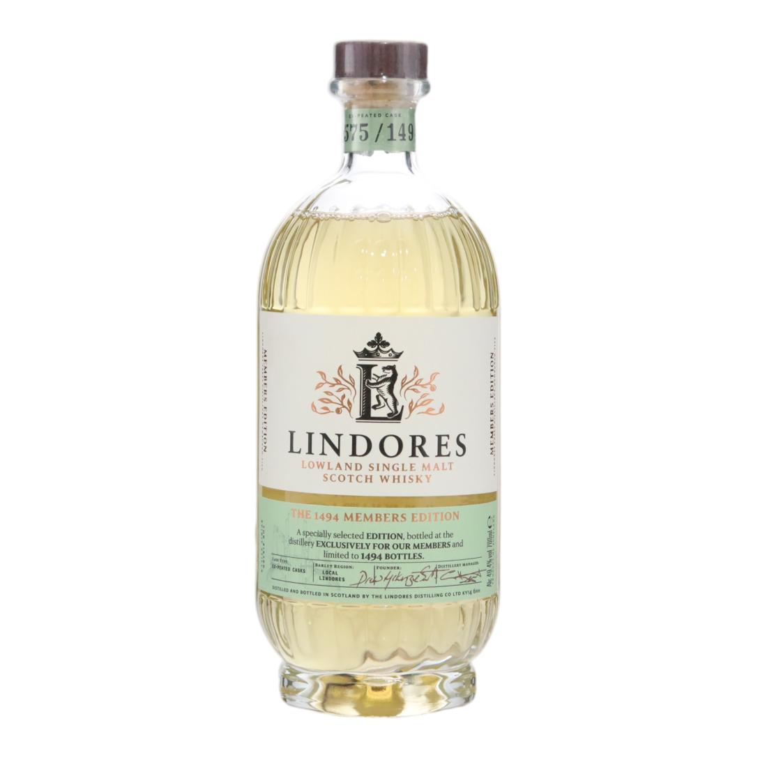 Lindores The 1494 Members Edition – Ex-Peated Casks N/Acl 49.40% Scotland Whisky