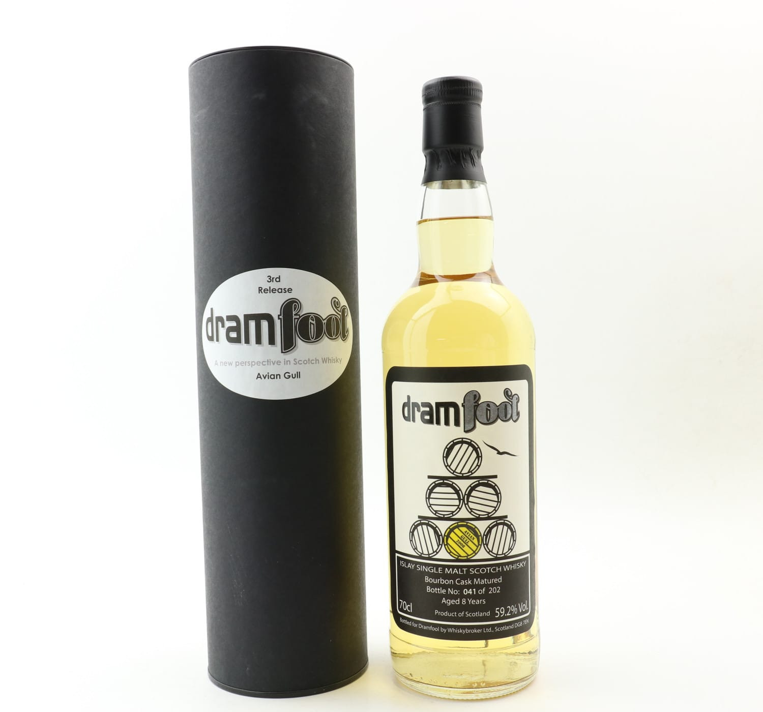 Avian Gull (Lagavulin) 2008 8 Year Old Dramfool 3rd Release Whisky 