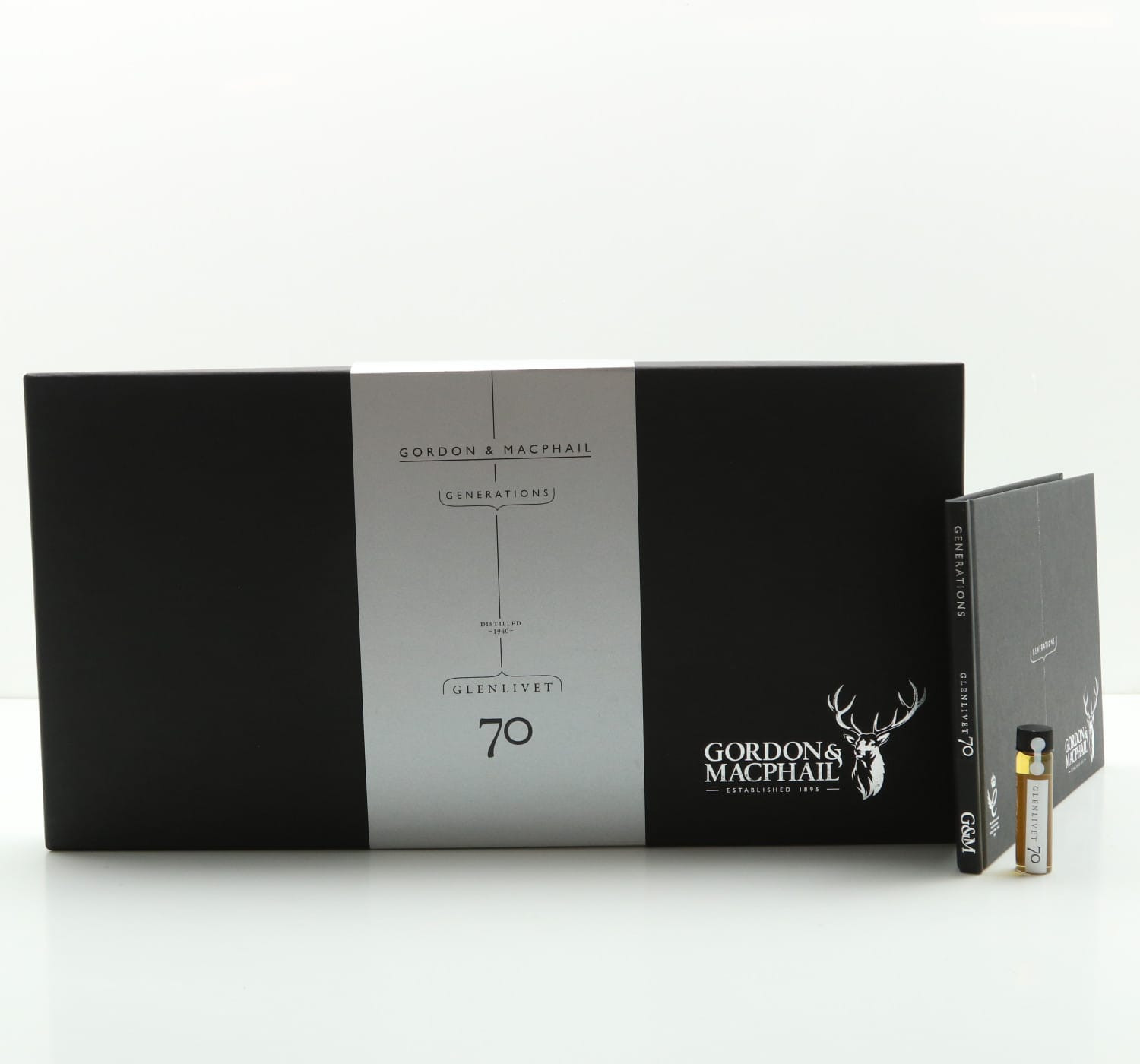GLENLIVET G&M GENERATIONS 70 YEAR OLD SAMPLE PRESENTATION SET Whisky