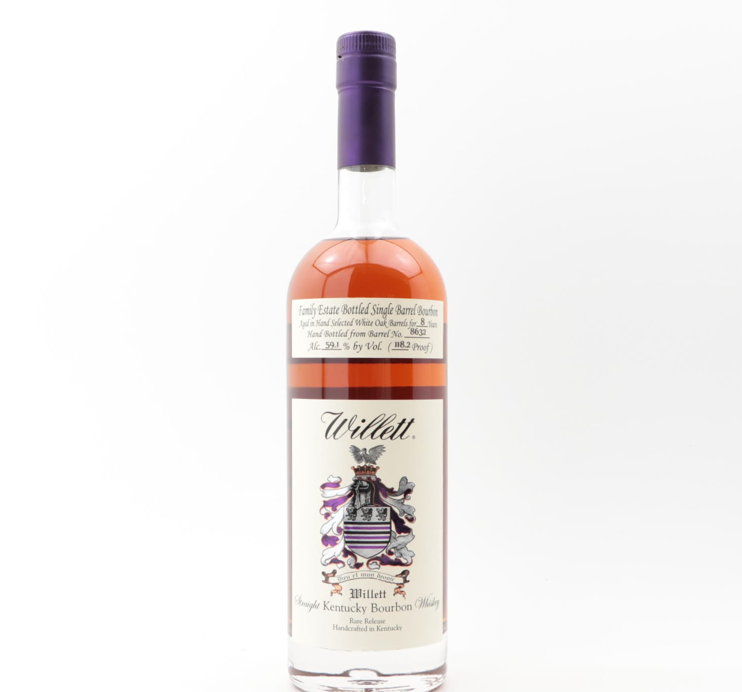 Willett 8 Year Old Single Barrel #8632 Bourbon Collection Foundations For LMDW Whisky 