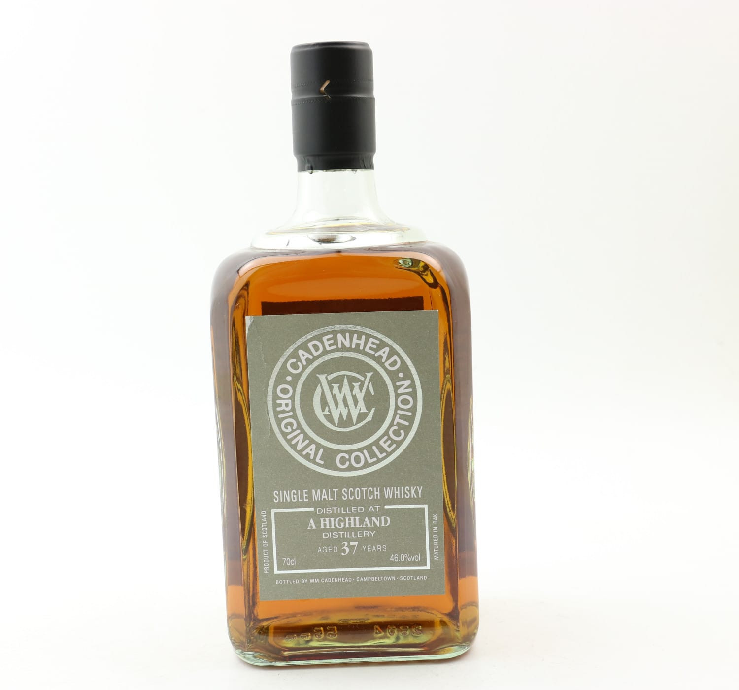 A Highland Distillery 37 Year Old Cadenhead’s Whisky 