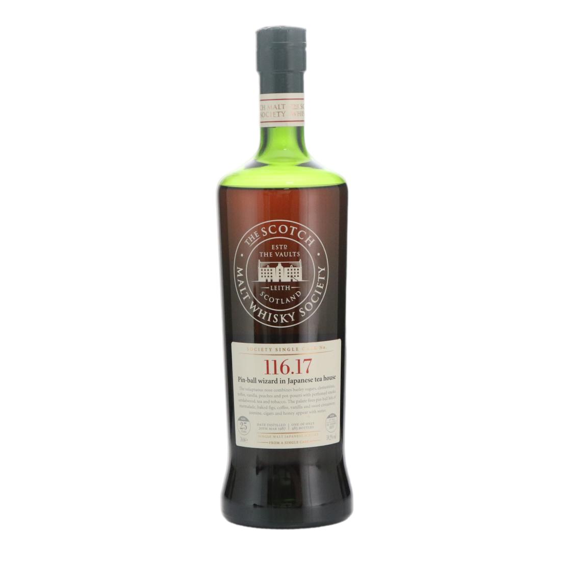 Yoichi 1987 SMWS 25 Year Old 116.17 – Pin-ball wizard in Japanese tea house N/Acl 59.20% Japan Whisky 