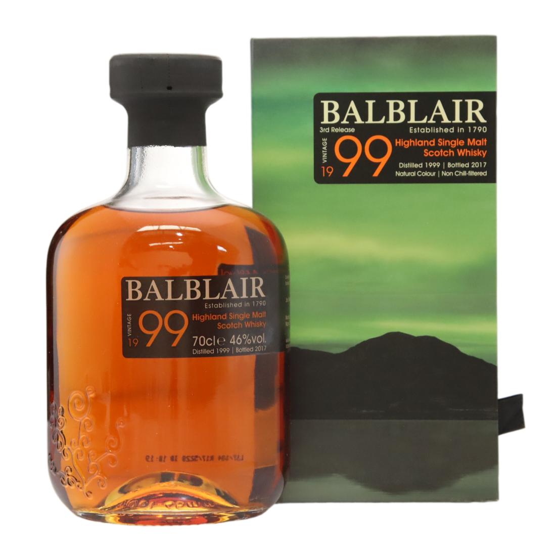 Balblair 1999 Vintage 3rd Release N/Acl 46.00% Scotland Whisky 