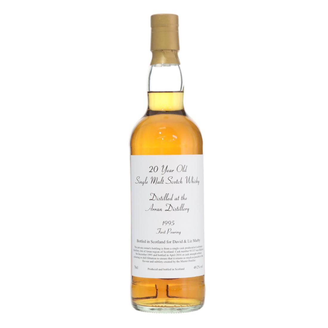 Arran 1995 First Pouring 20 Year Old N/Acl 49.20% Scotland Whisky 