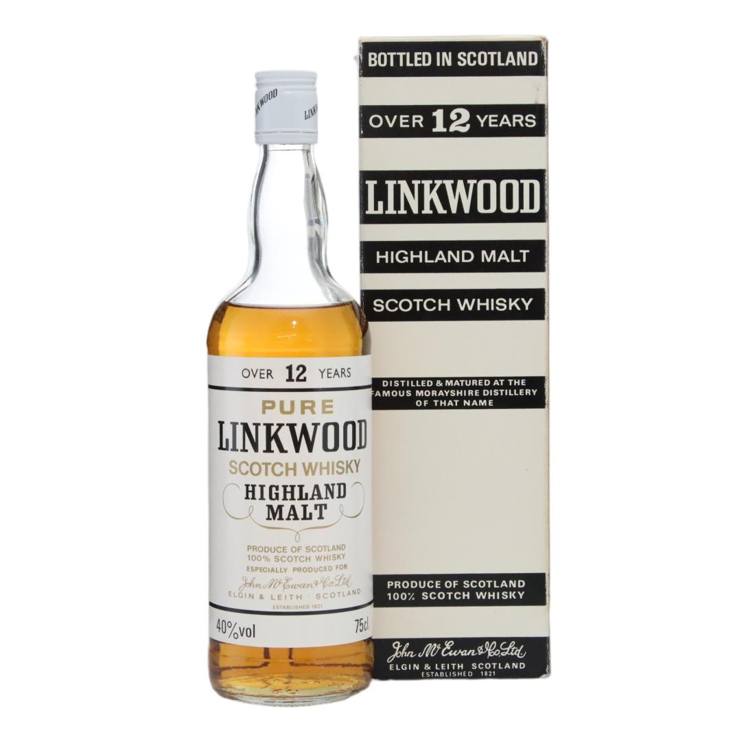 Linkwood 12 Year Old – John McEwan & Co N/Acl 40.00% Scotland Whisky