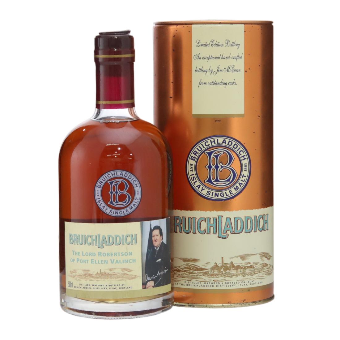 Bruichladdich 1989 The Lord Robertson of Port Ellen Valinch N/Acl 54.80% Scotland Whisky