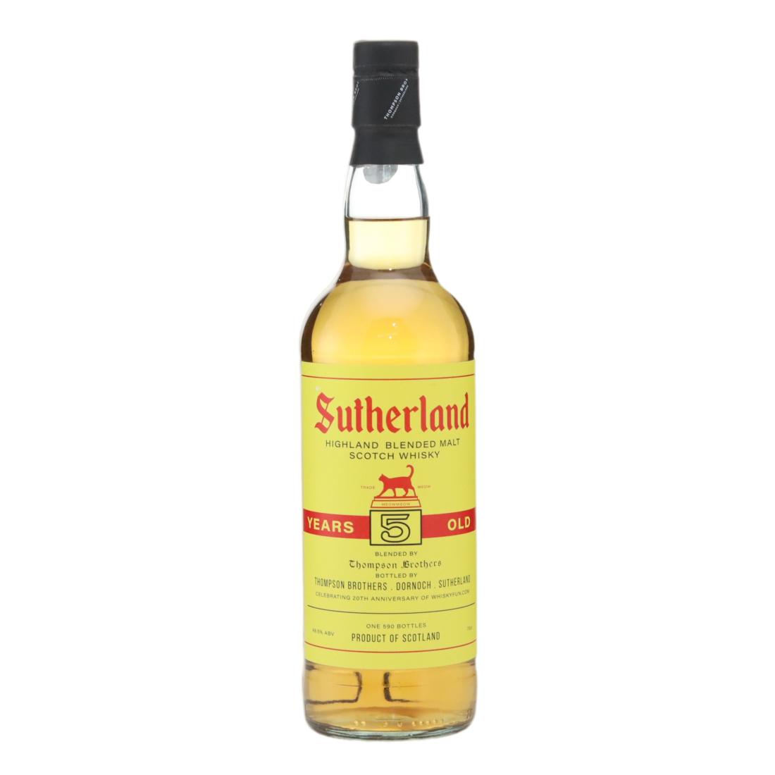 Thompson Bros 5 Year Old Sutherland Blended Malt N/Acl 48.50% Scotland Whisky