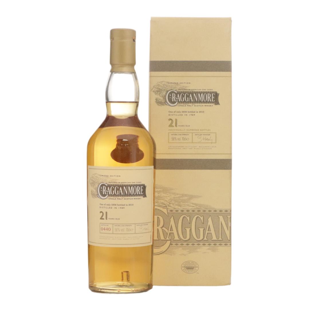Cragganmore 1989 21 Year Old N/Acl 56.00% Scotland Whisky