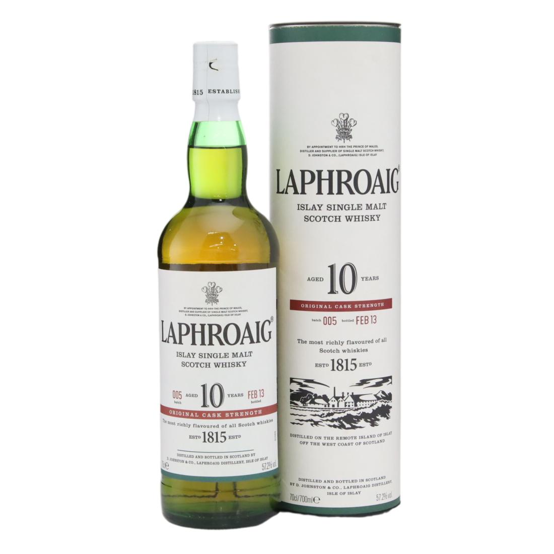 Laphroaig 10 Year Old Original Cask Strength Batch 005 N/Acl 57.20% Scotland Whisky