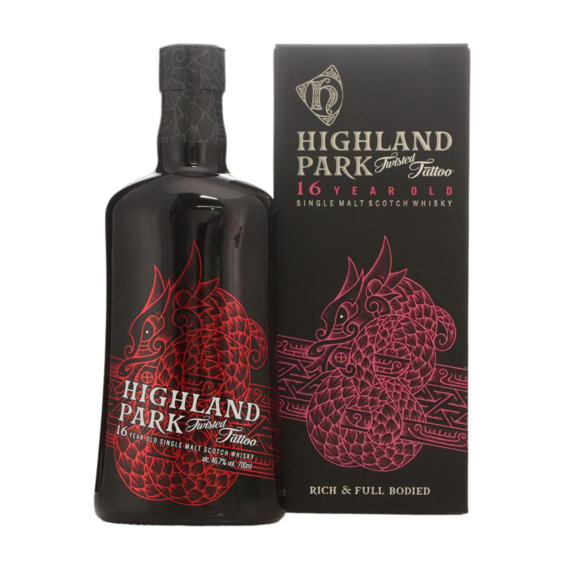 Highland Park Twisted Tattoo 16 Year Old N/Acl 46.70% Scotland Whisky 