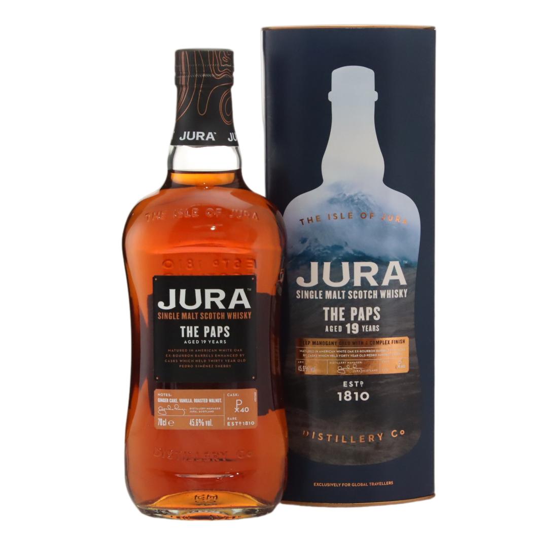 Jura The Paps 19 Year Old N/Acl 45.60% Scotland Whisky