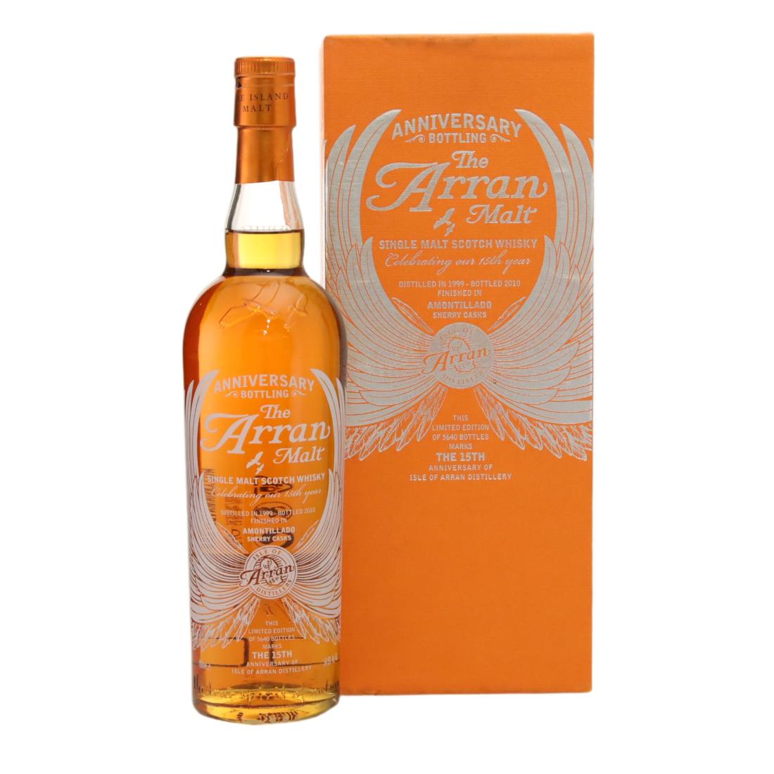 Arran 1999 15th Anniversary Bottling N/Acl 54.60% Scotland Whisky 