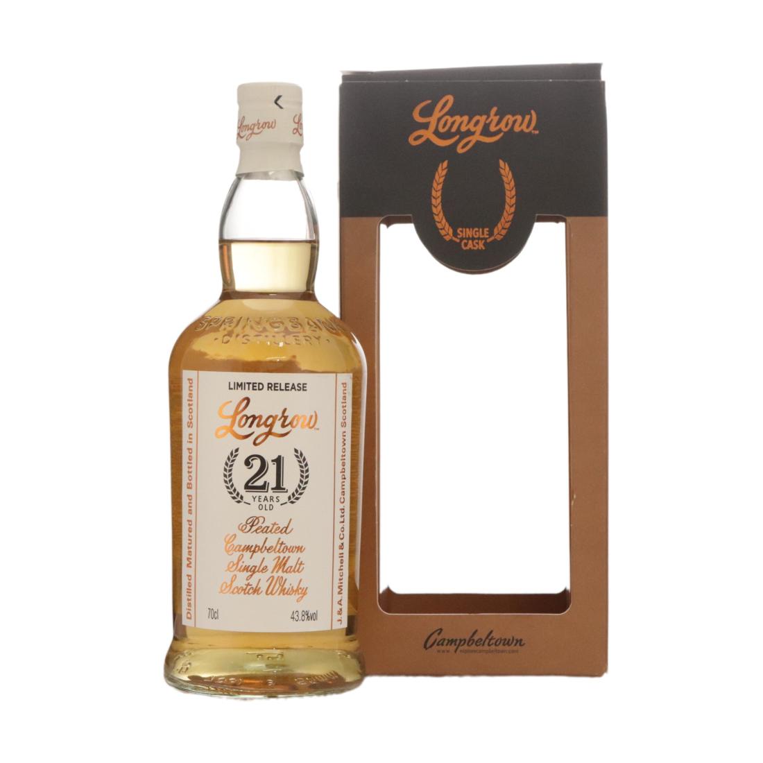 Longrow 21 Year Old N/Acl 43.80% Scotland Whisky