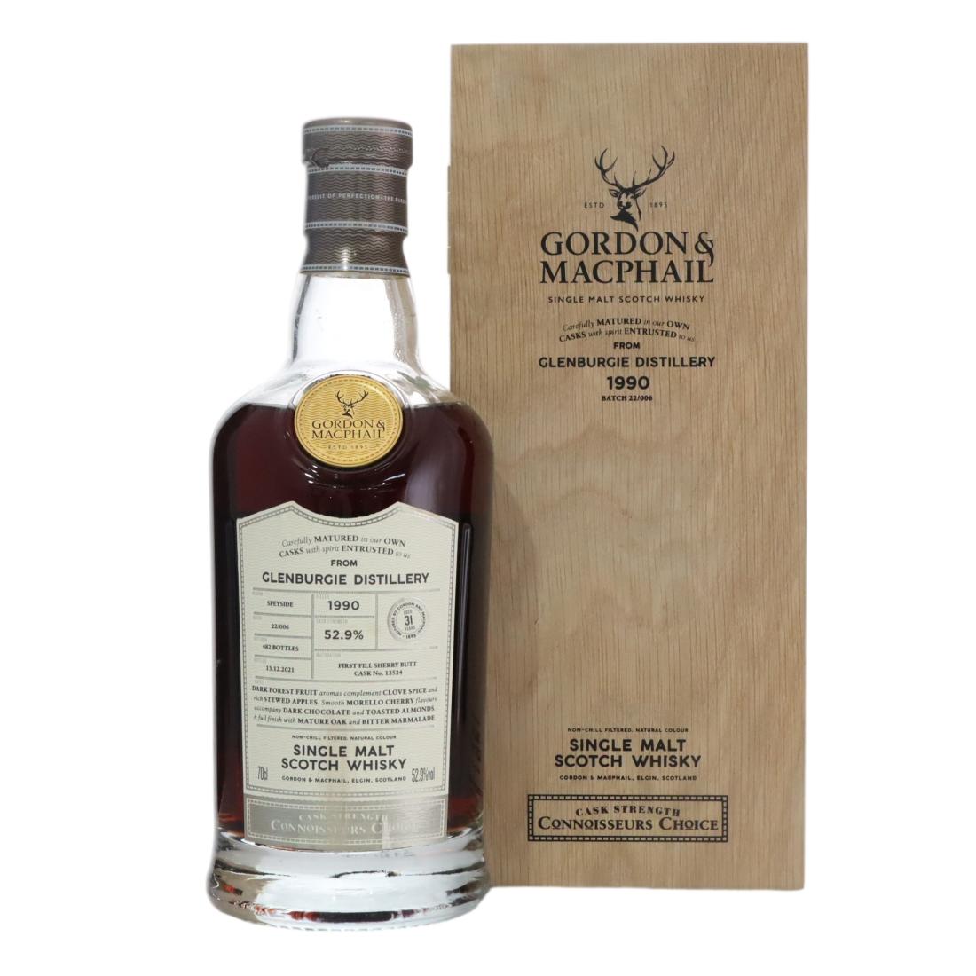 Glenburgie 1990 Connoisseurs Choice 31 Year Old N/Acl 52.90% Scotland Whisky