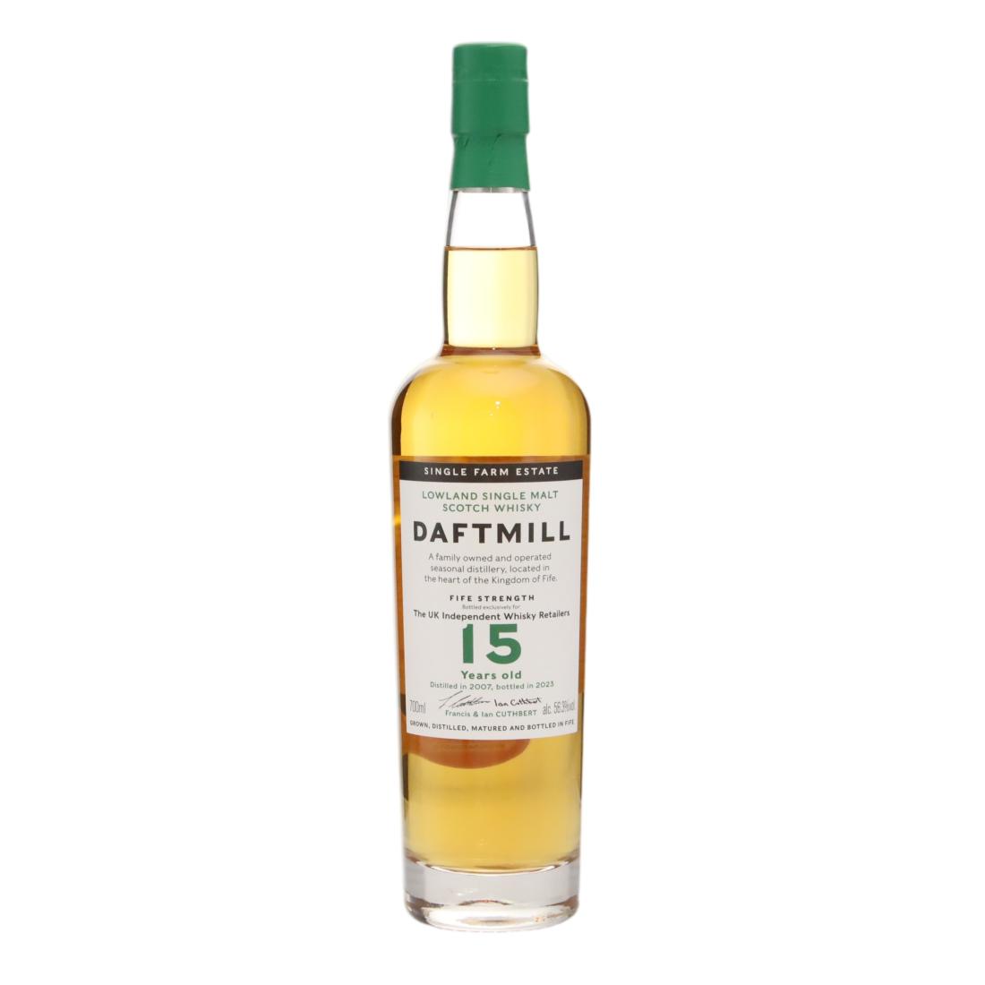 Daftmill 2007 Fife Strength 15 Year Old N/Acl 56.30% Scotland Whisky