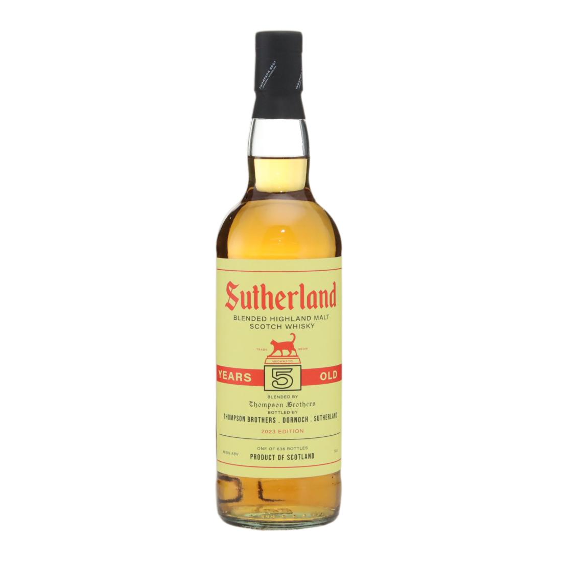 Thompson Bros 5 Year Old Sutherland Blended Malt – 2023 Edition N/Acl 48.50% Scotland Whisky