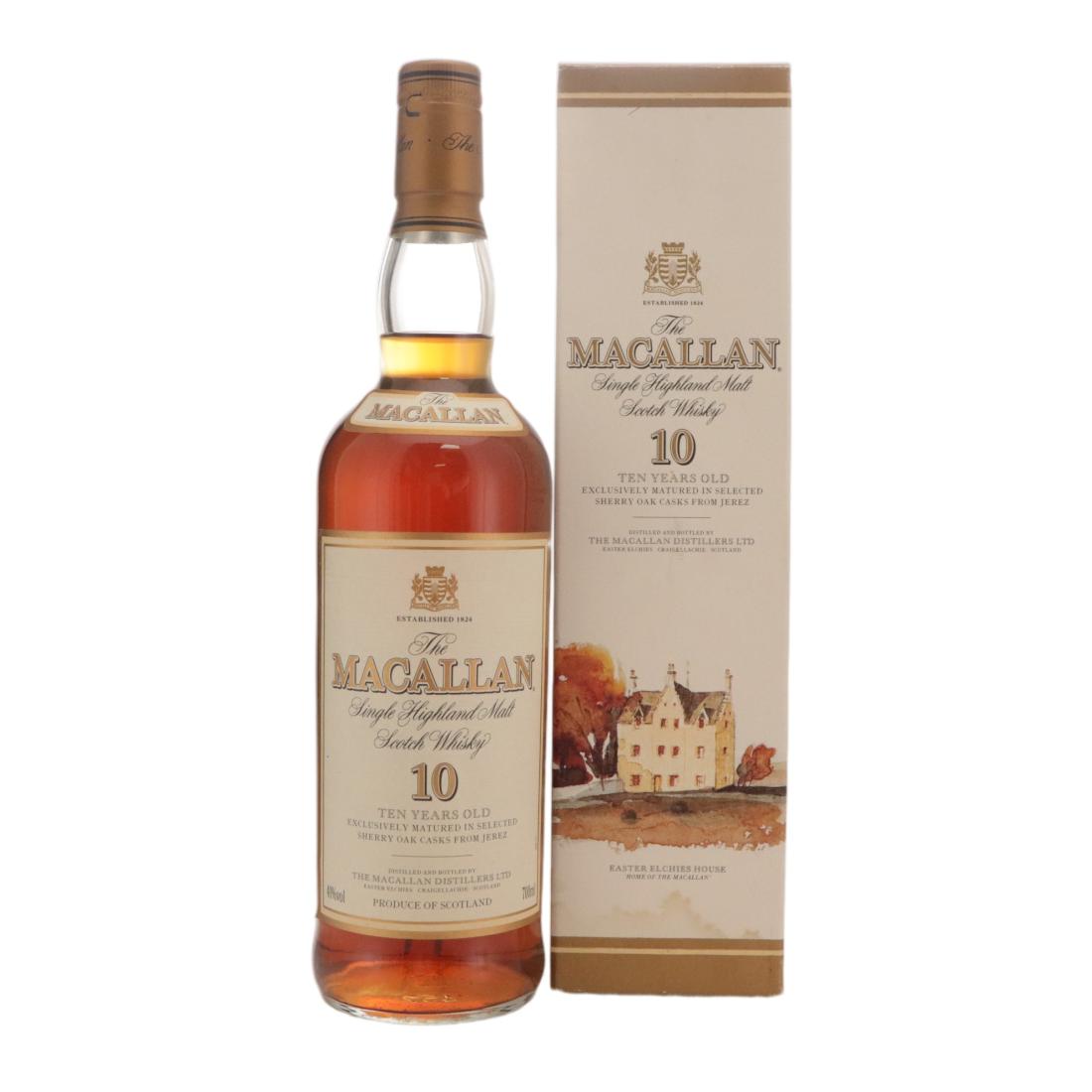 Macallan 10 Year Old N/Acl 40.00% Scotland Whisky 
