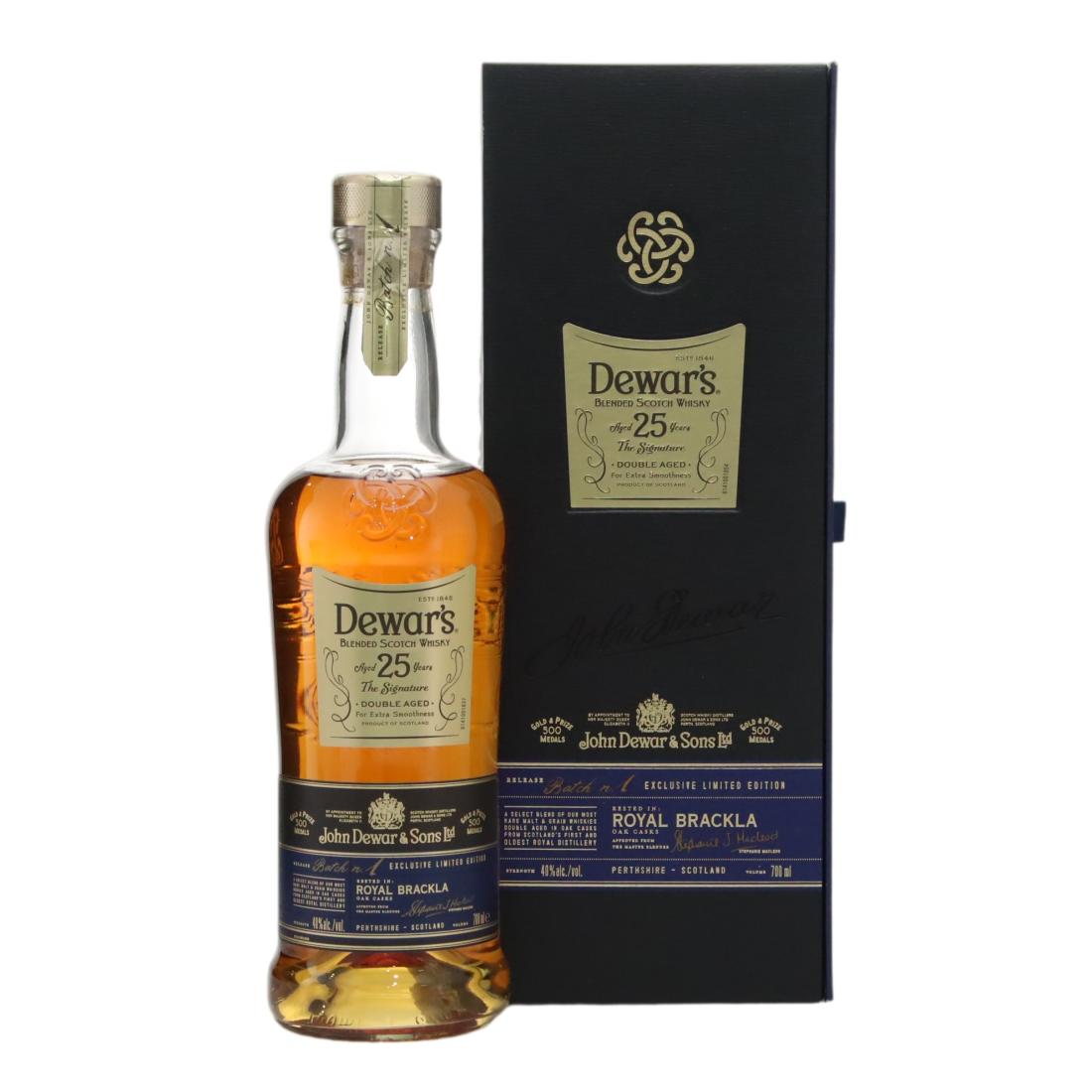 Dewar’s The Signature 25 Year Old Scotch Whisky Batch No.1 N/Acl 40.00% Scotland Whisky 