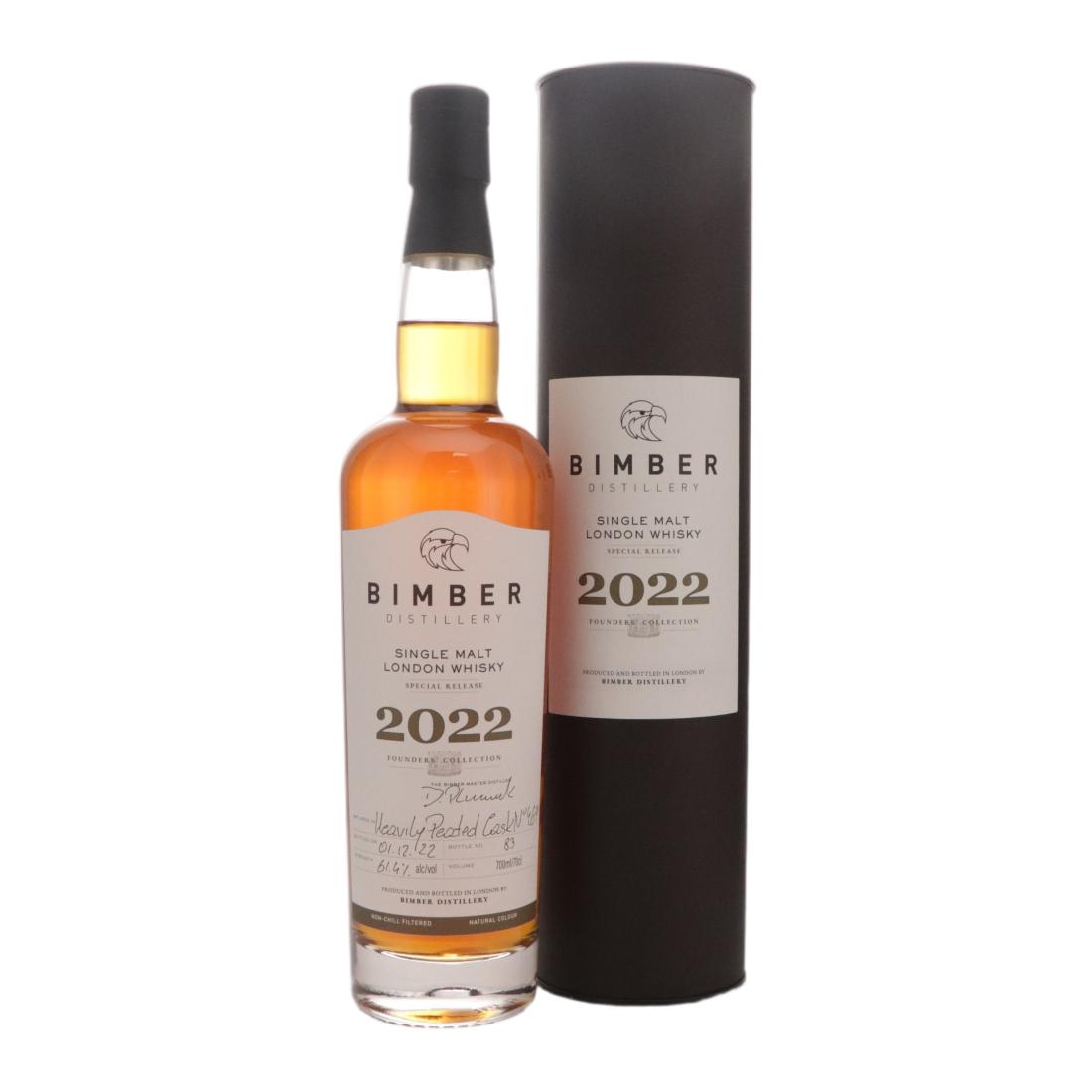 Bimber Founders’ Collection 2022 N/Acl 61.40% England Whisky 