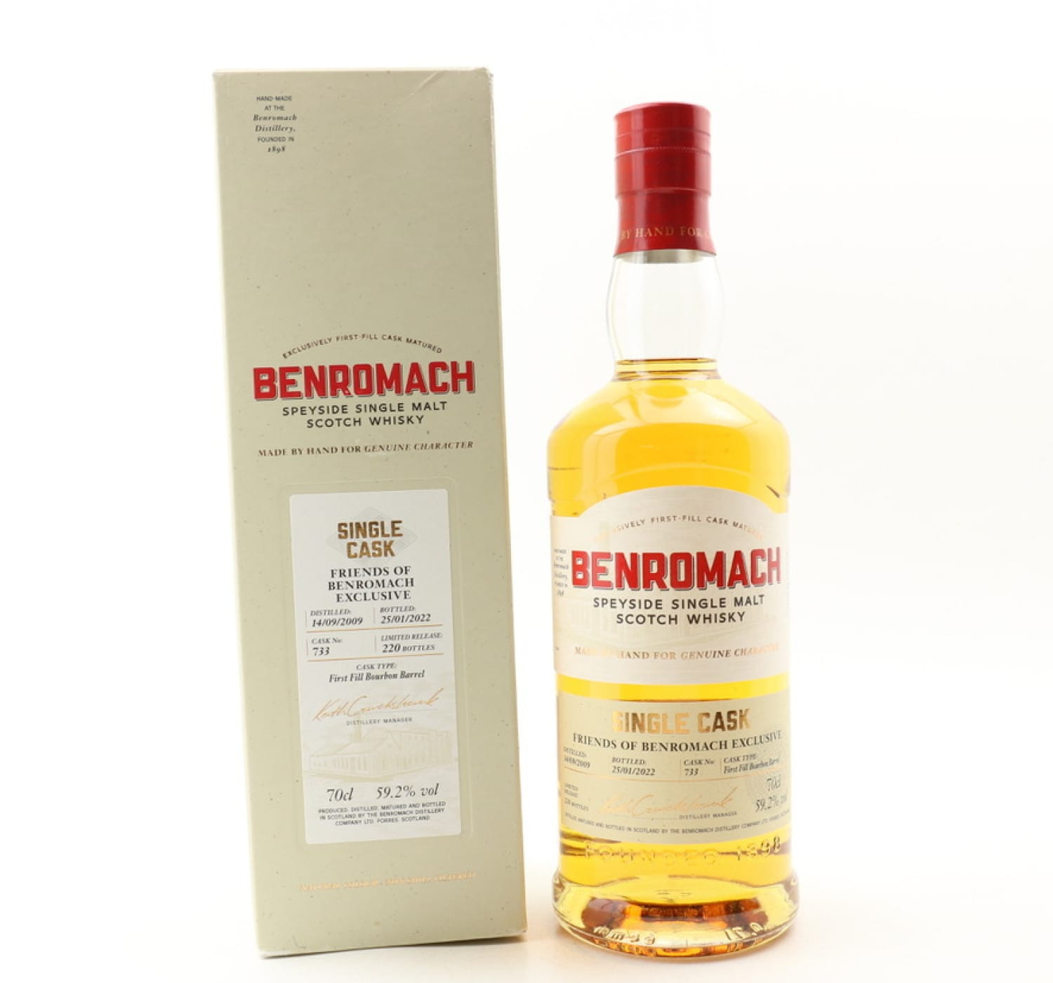 Benromach 2009 Single Cask #733 Friends Of Benromach Exclusive Whisky 