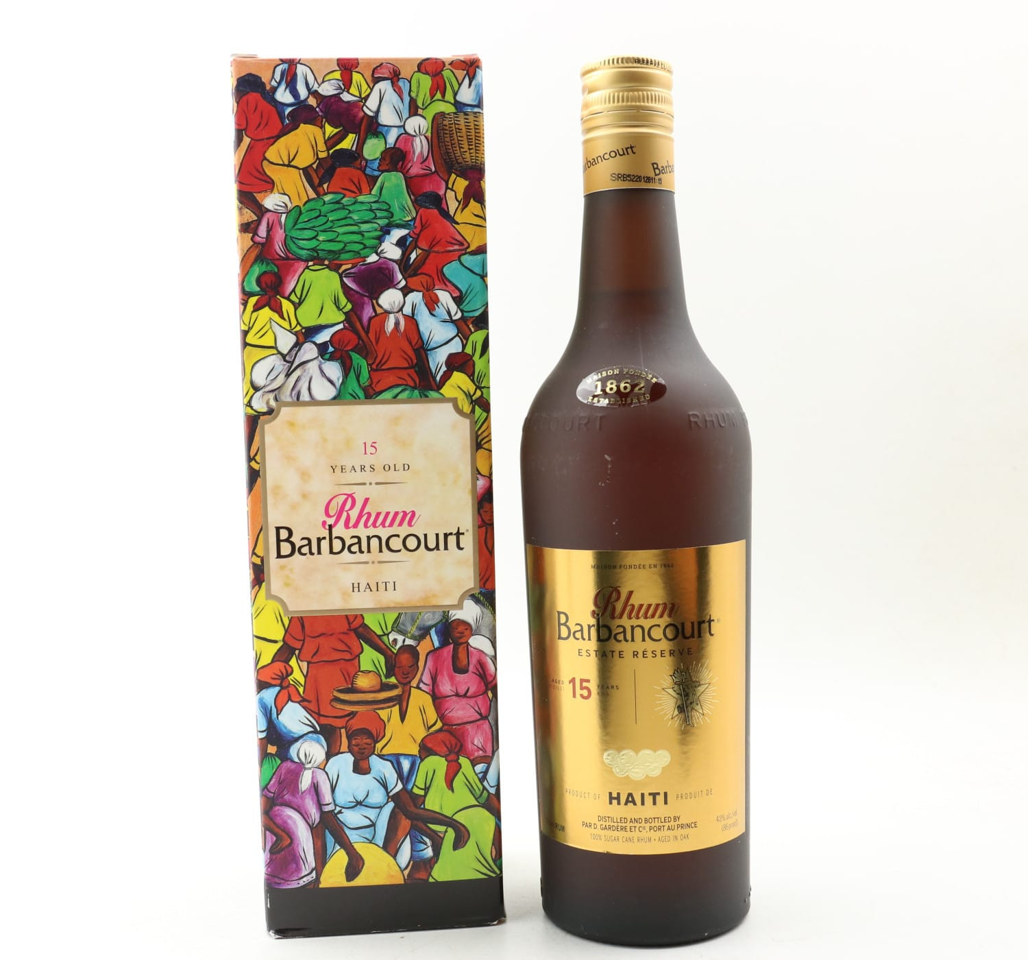 Rhum Barbancourt 15 Year Old Haitin Rum 75cl Whisky 
