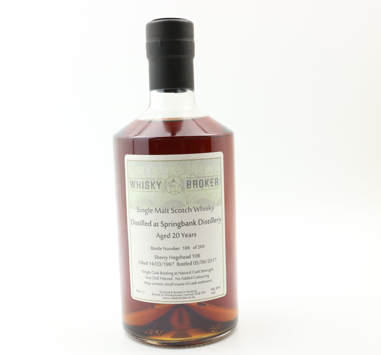 Springbank 1997 20 Year Old Whisky Broker Whisky 