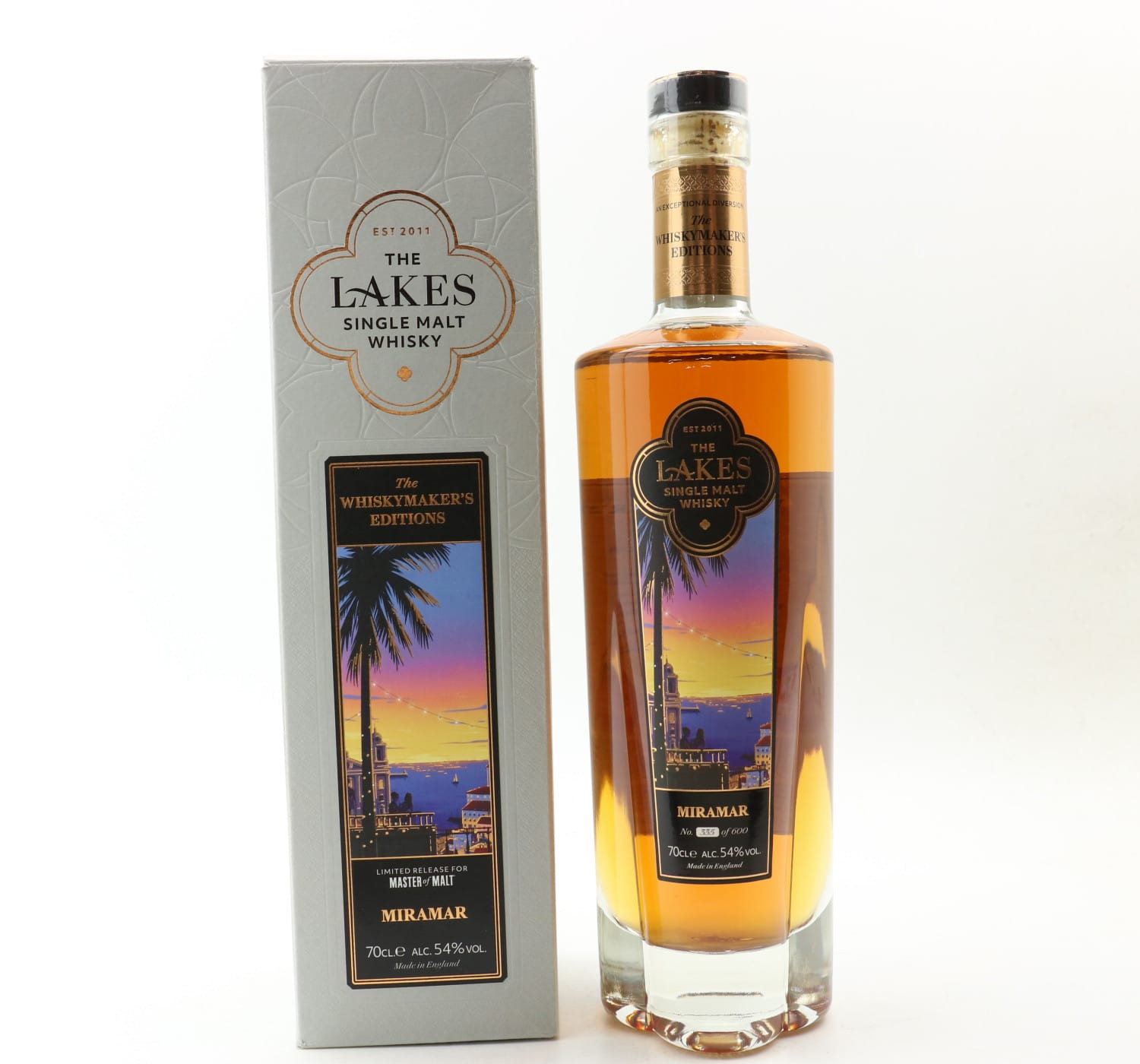 The Lakes Distillery The Whiskymaker’s Editions Miramar For Master Of Malt Whisky 