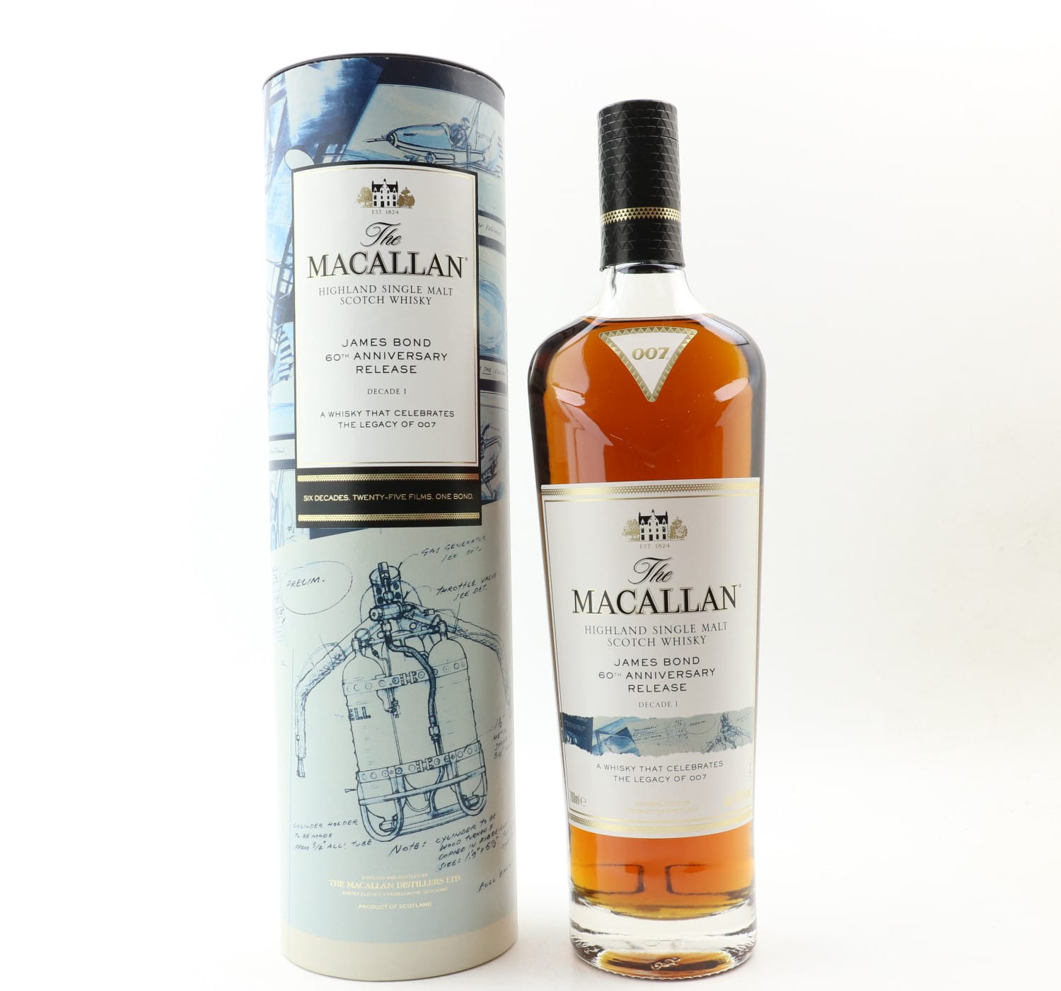 Macallan James Bond 60th Anniversary Release Decade I Whisky 