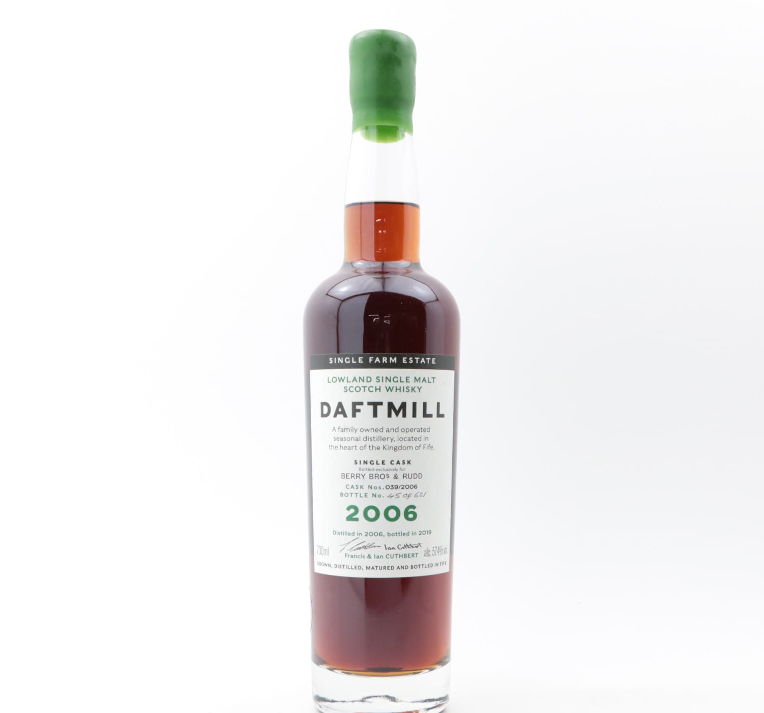 Daftmill 2006 Single Cask #39 For Berry Bros & Rudd Whisky
