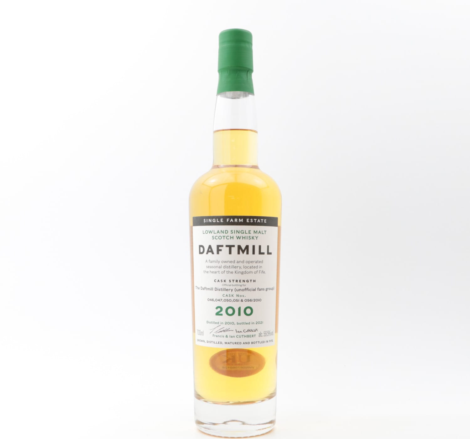 Daftmill 2010 Unofficial Fans Group Whisky