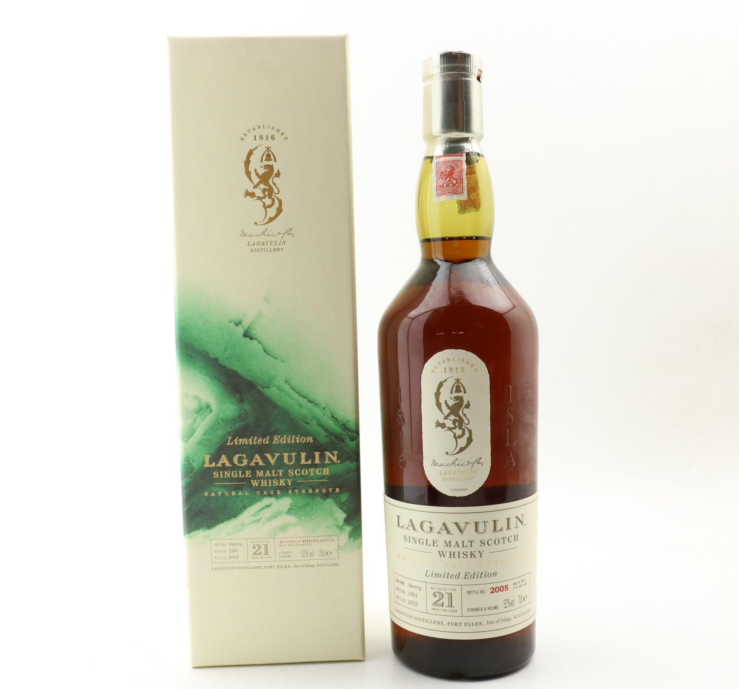 Lagavulin 1991 21 Year Old 2012 Release Whisky 