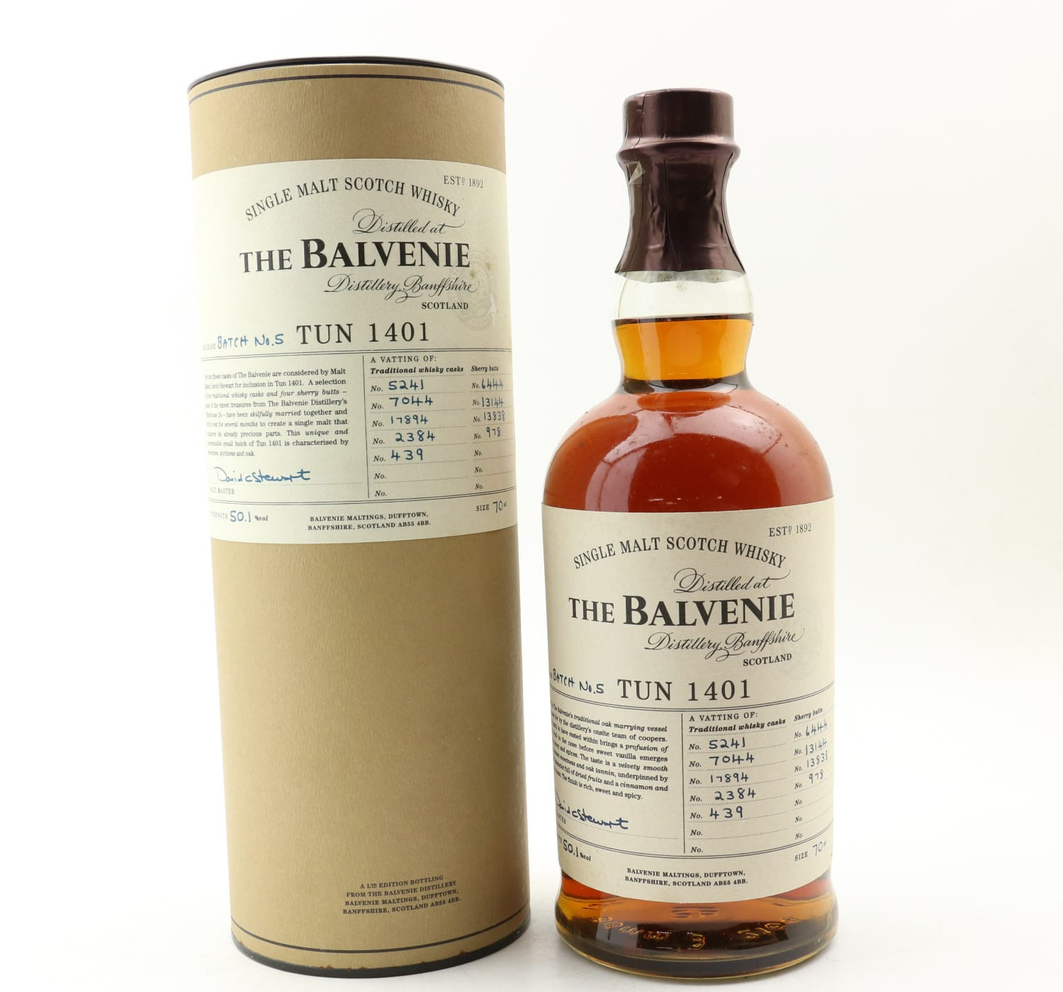 Balvenie Tun 1401 Batch #5 Whisky 