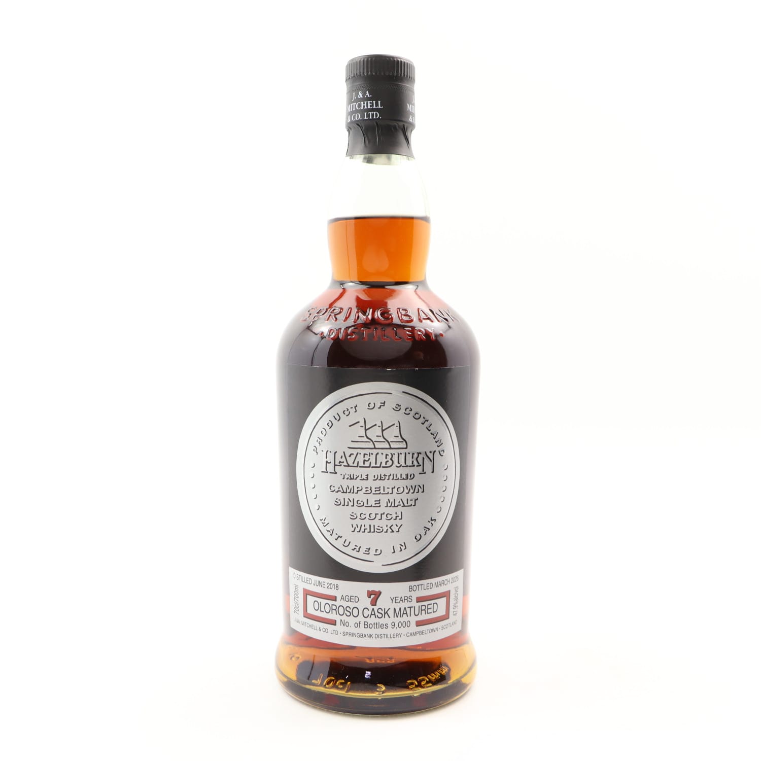 Hazelburn 2018 7 Year Old Oloroso Cask 70cl 47.90% Scotland Whisky 