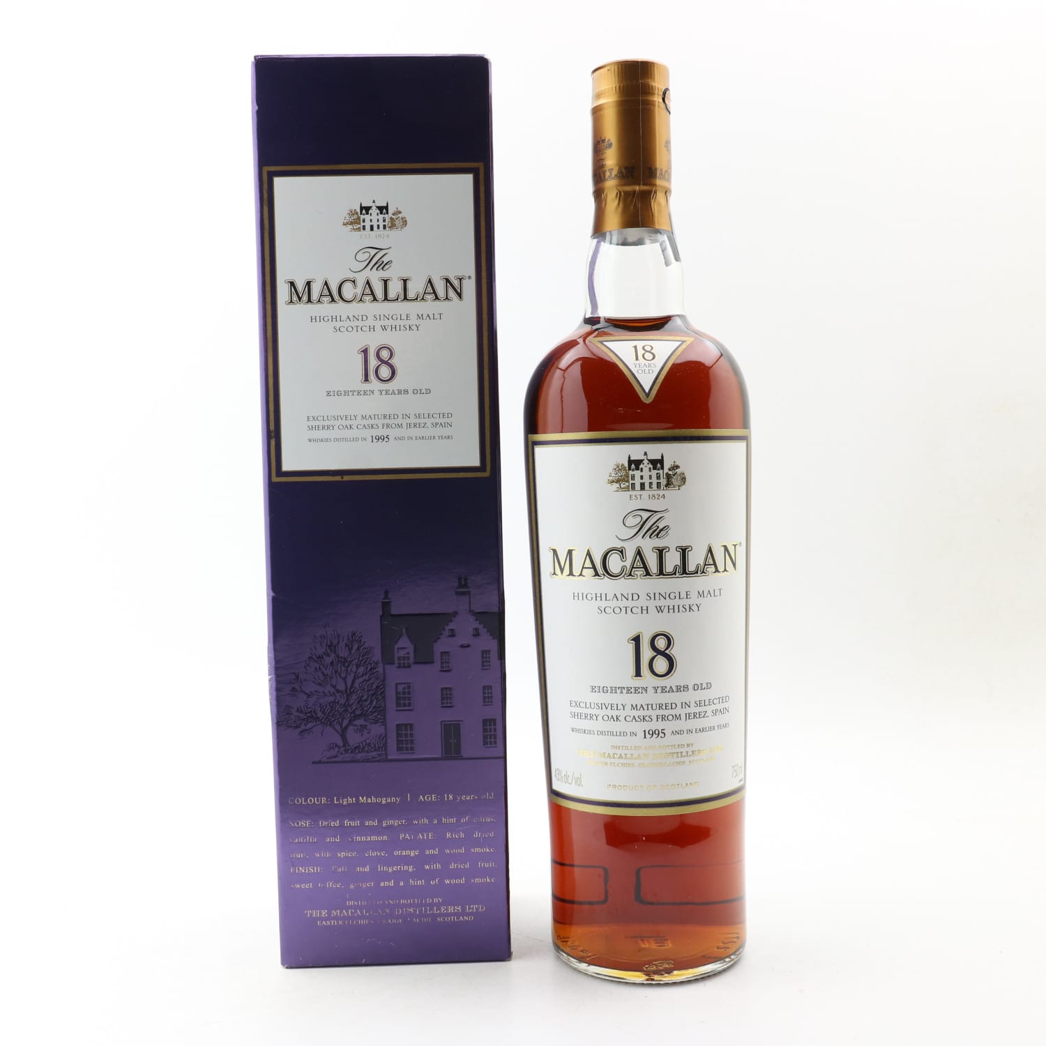 Macallan 18 Year Old 1995 75cl 75cl 43.00% Scotland Speyside Whisky