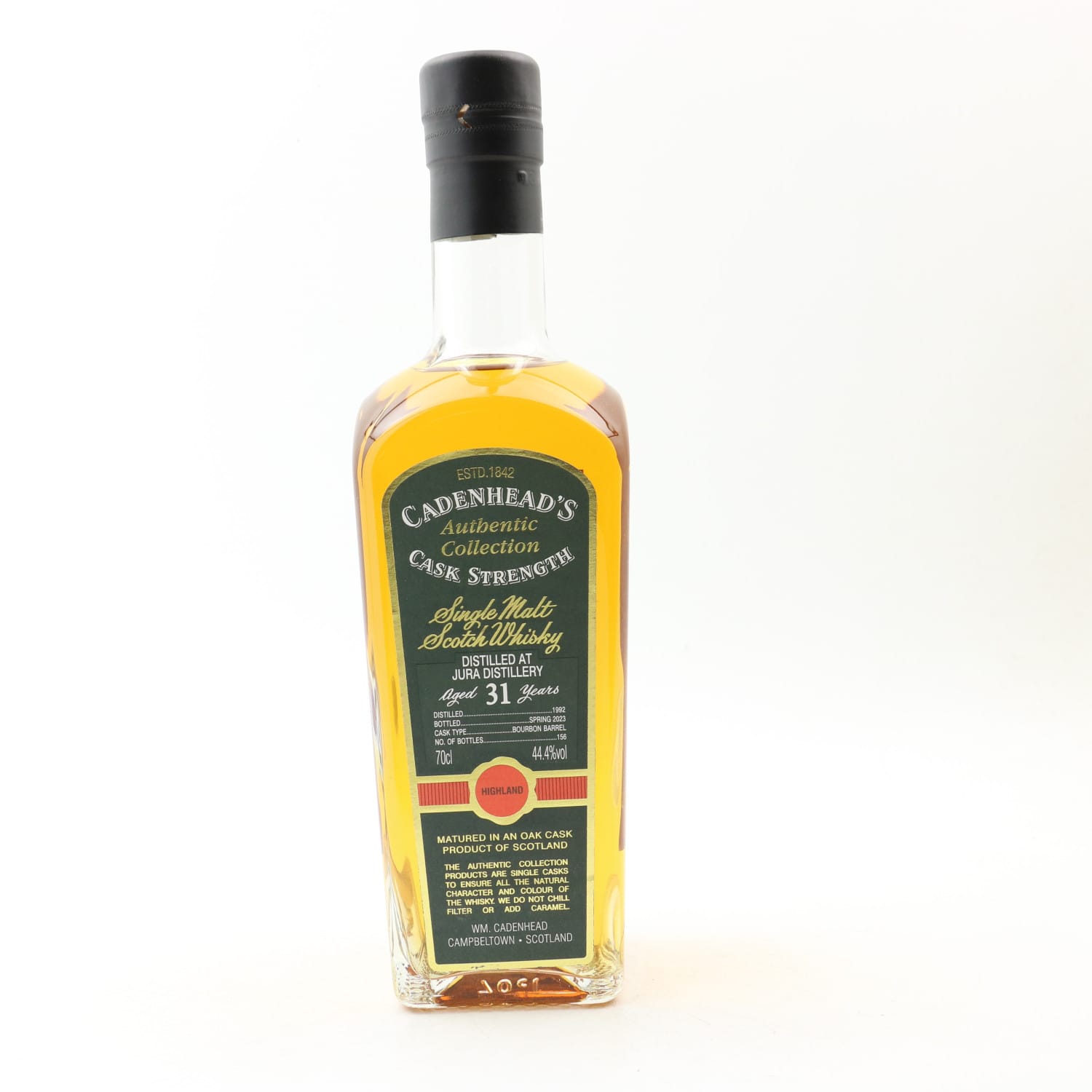 Jura 1992 31 Year Old Cadenhead’s 70cl 44.40% Scotland Whisky