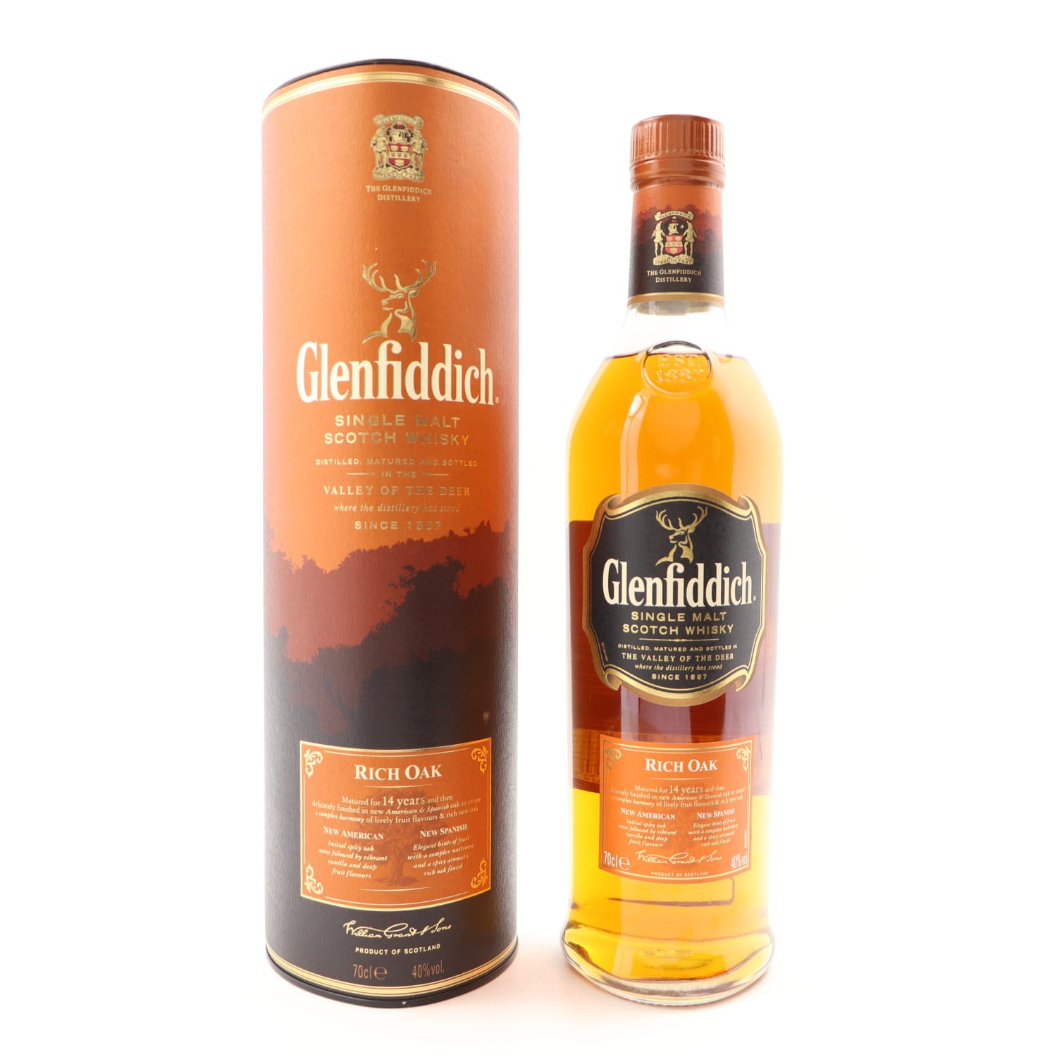 Glenfiddich 14 Year Old Rich Oak 70cl 40.00% Scotland Speyside Whisky
