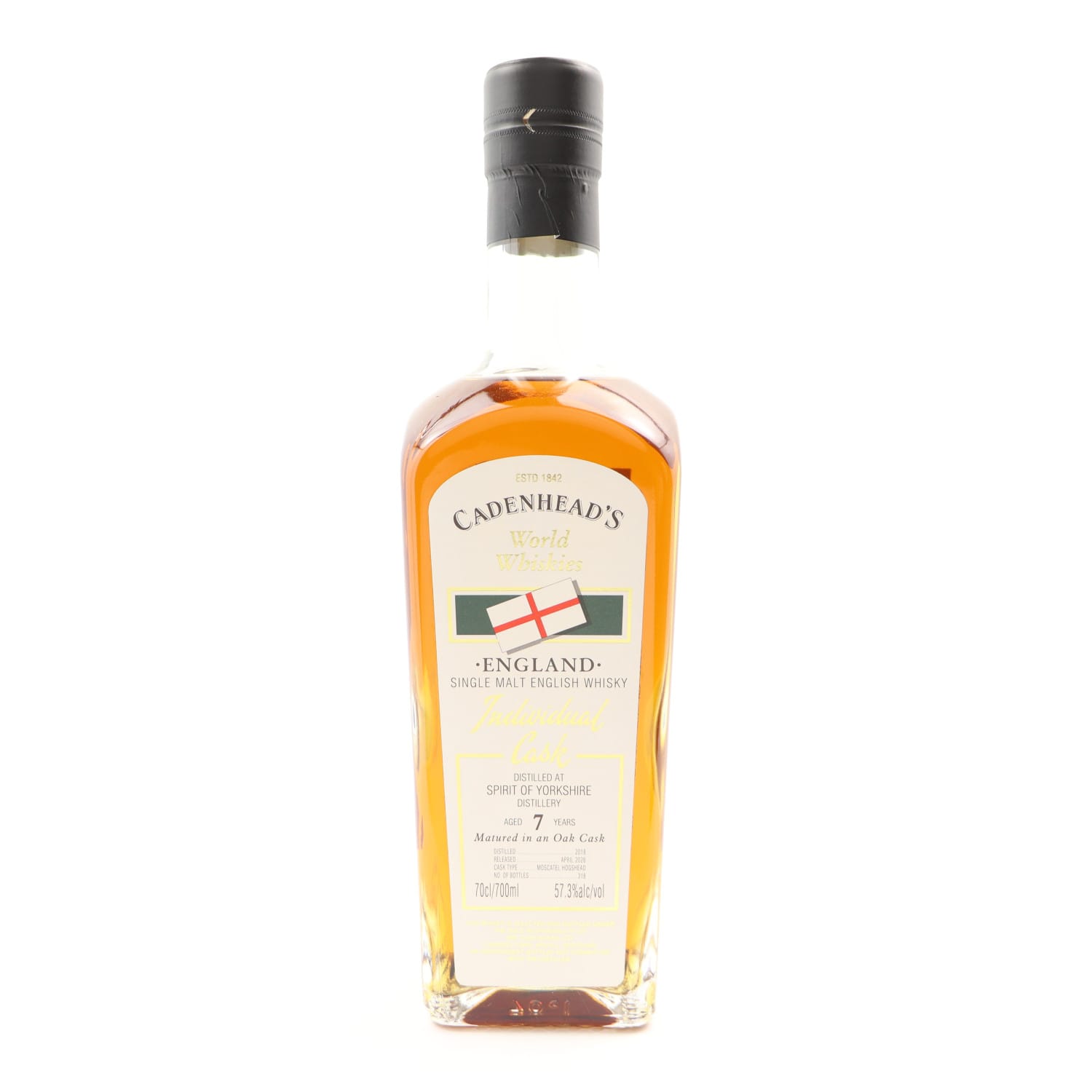 Spirit Of Yorkshire 2018 7 Year Old Cadenhead’s 70cl 57.30% Scotland Whisky