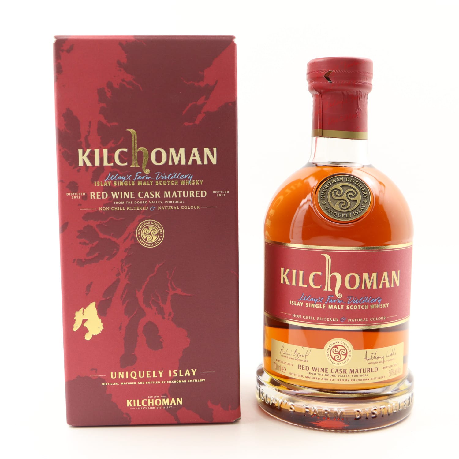 Kilchoman 2012 Red Wine Cask 70cl 50.00% Islay Scotland Whisky 