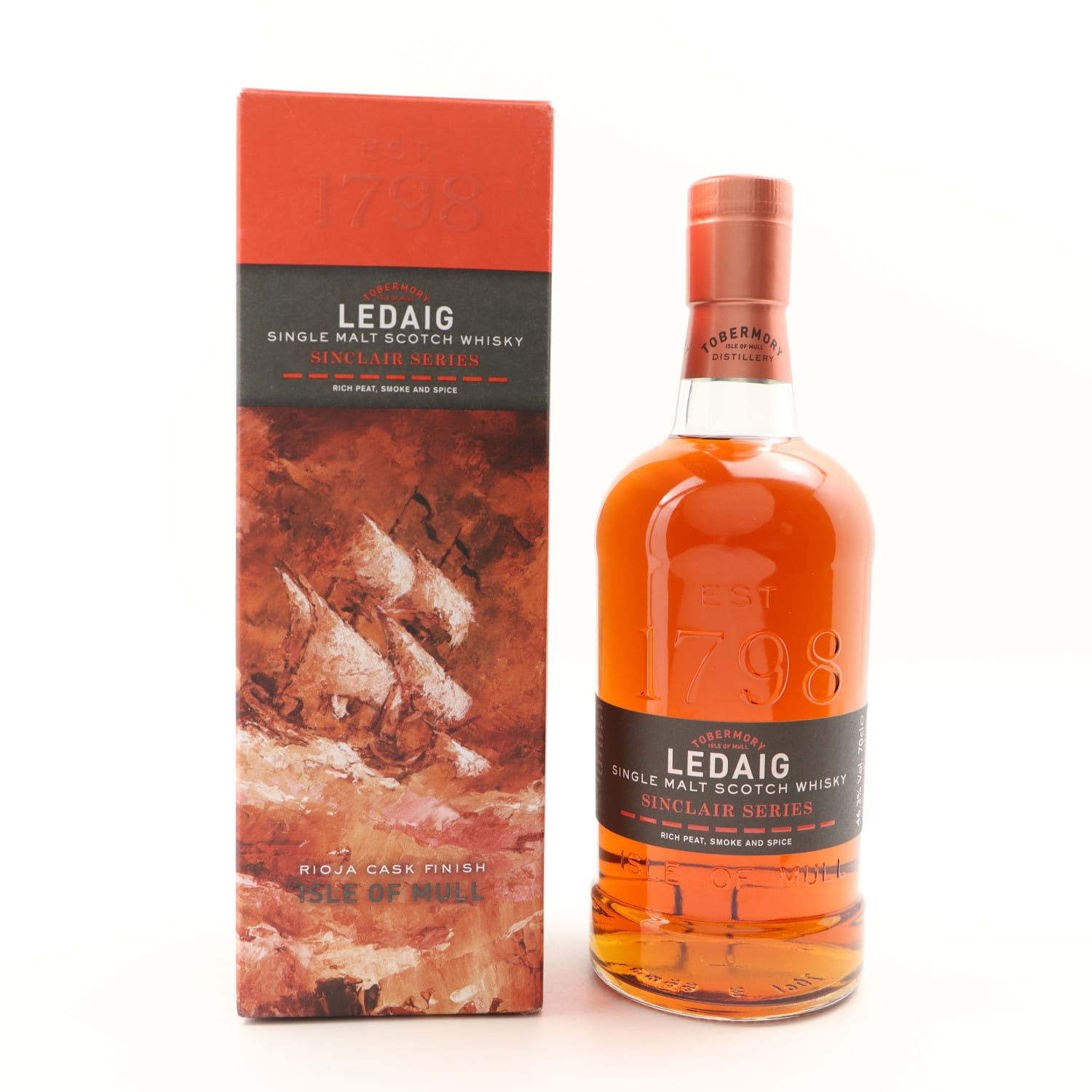 Ledaig Rioja Cask Finish Sinclair Series 70cl 46.30% Scotland Whisky 