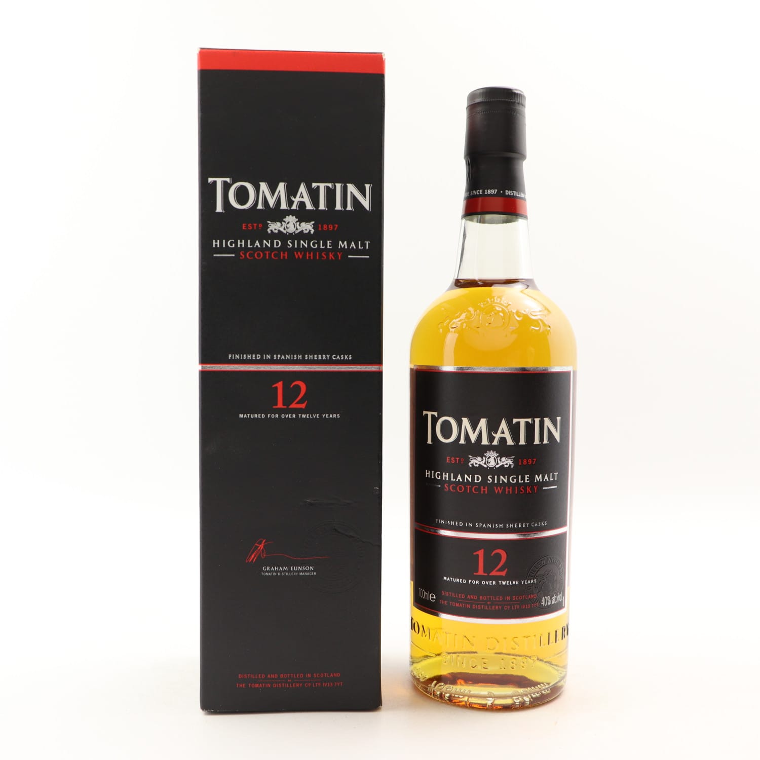 Tomatin 12 Year Old 70cl 43.00% Highlands Scotland Whisky