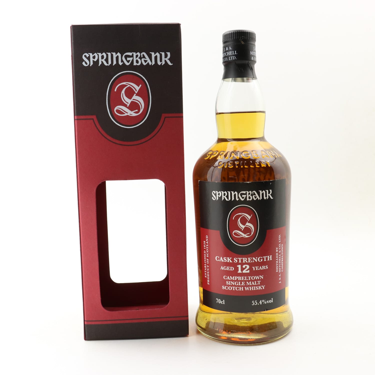 Springbank 12 Year Old Cask Strength 2021 Release 70cl 55.40% Campbeltown Scotland Whisky 