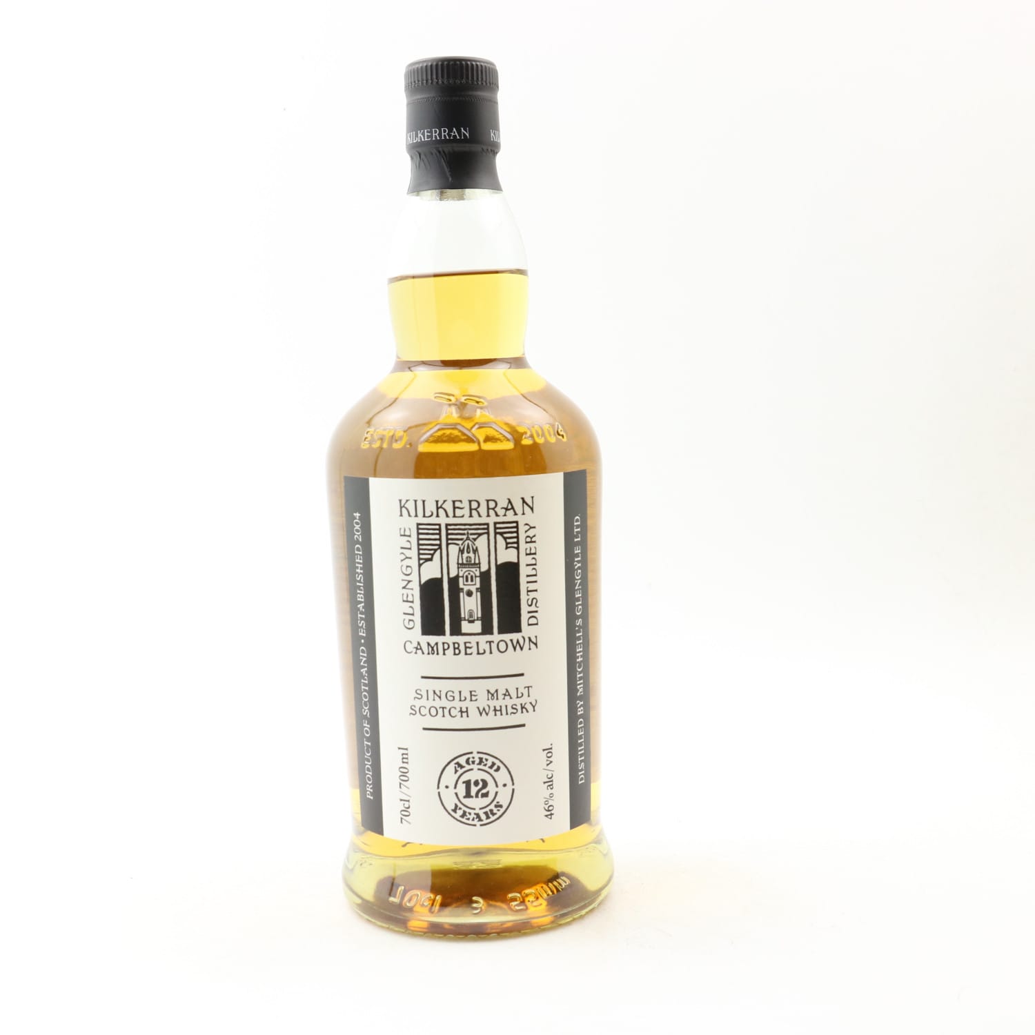 Kilkerran 12 Year Old 70cl 46.00% Scotland Whisky 